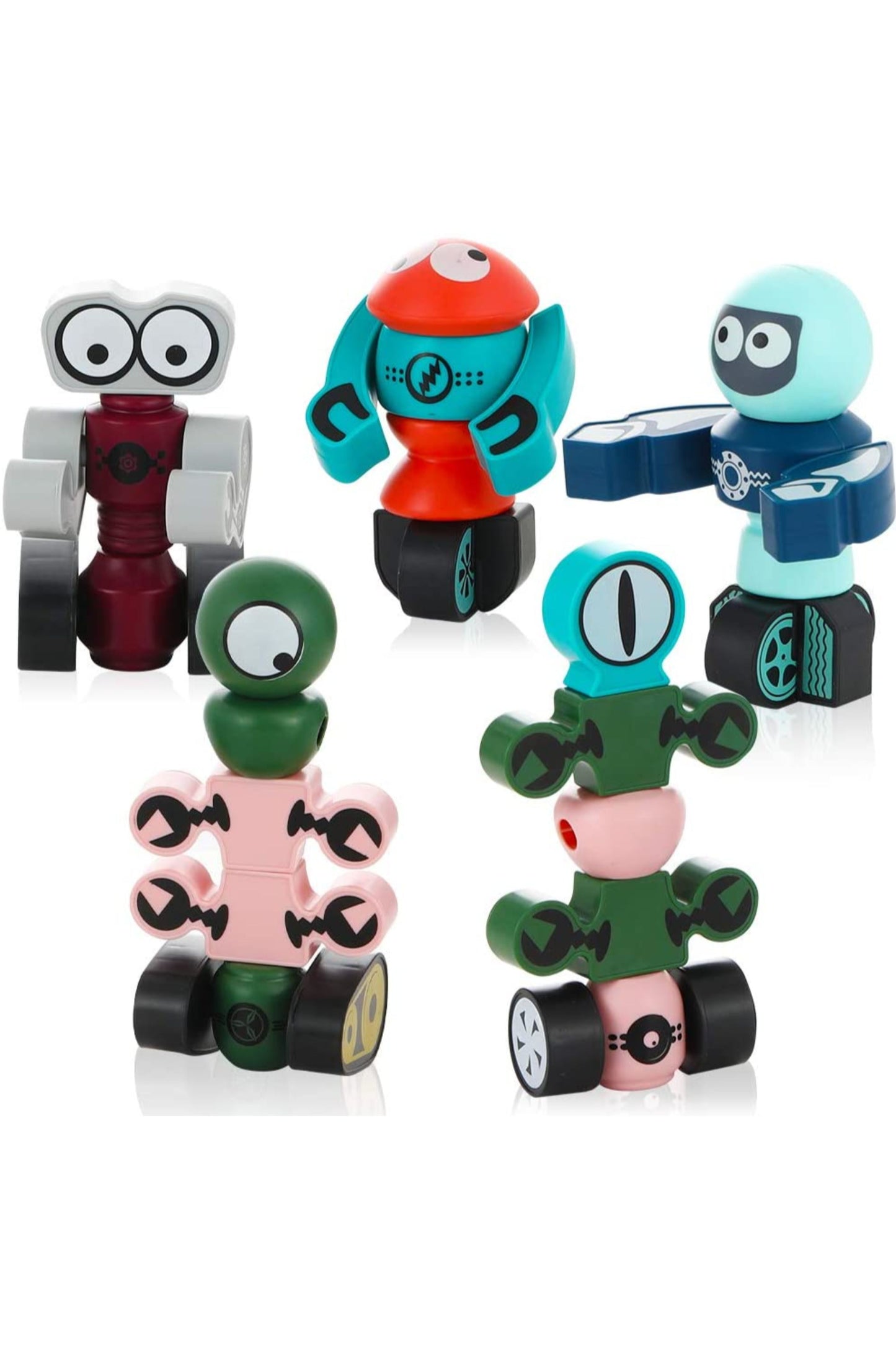 Juguete magnético robots, 35 piezas