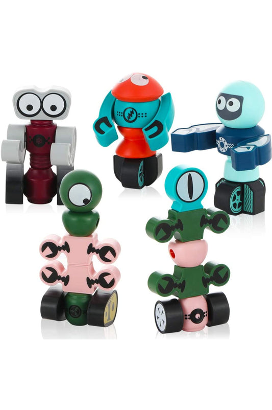 Juguete magnético robots, 35 piezas