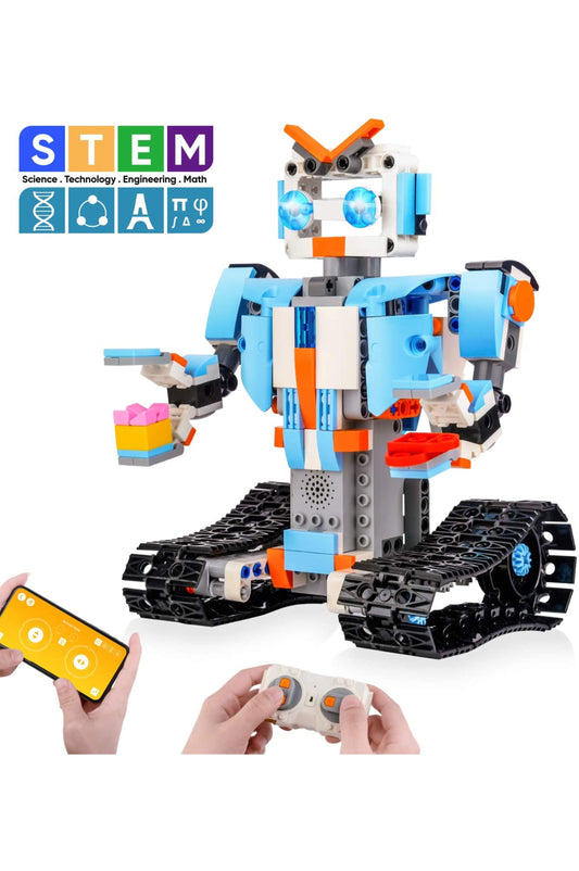 Bloques de construcción Robot a control remoto Ingeniería para niños