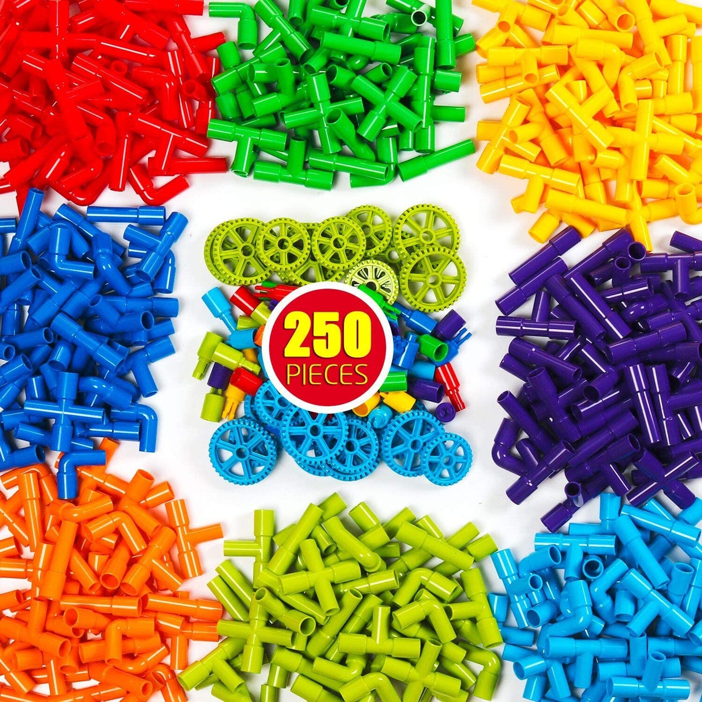 Bloques de construcción de 250 piezas.