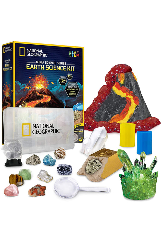 Kit National Geographic: más de 15 experimentos de ciencia y actividades  para niños