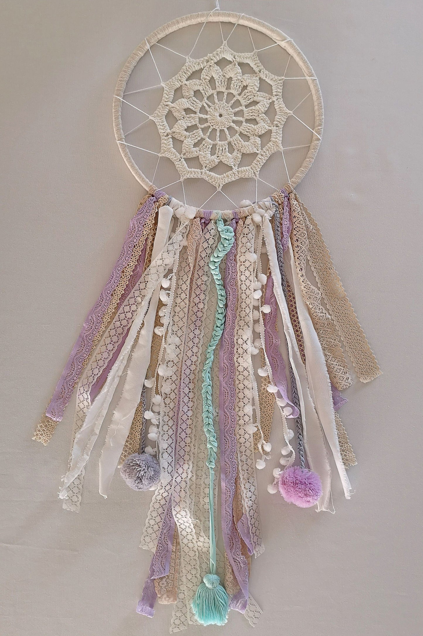 Atrapasueños beige/morado