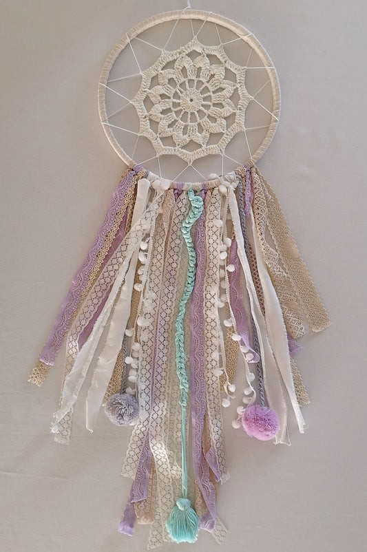 Atrapasueños beige/morado