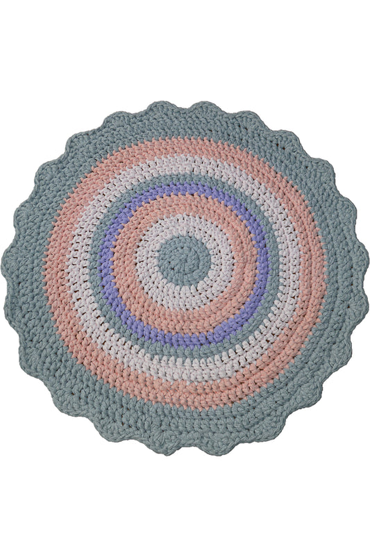 Tapete lila/gris/palo rosa