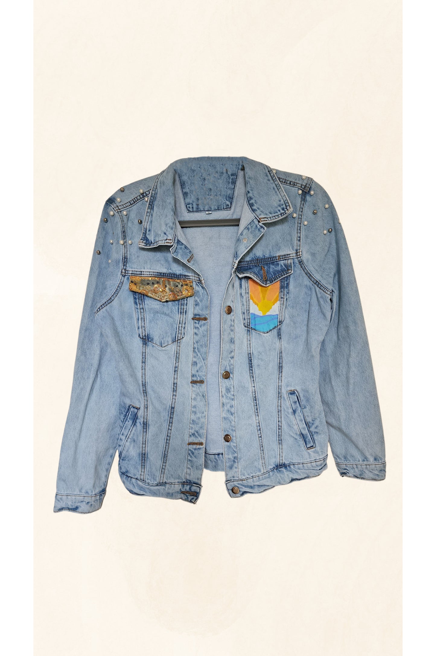 Chaqueta Jean Here Comes The Sun.