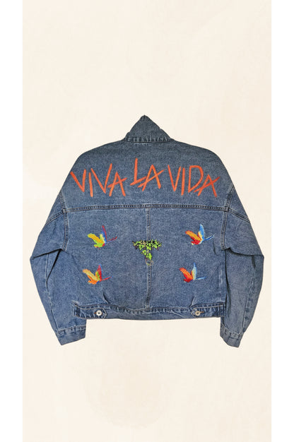 Chaqueta Jean oversize Viva la Vida.