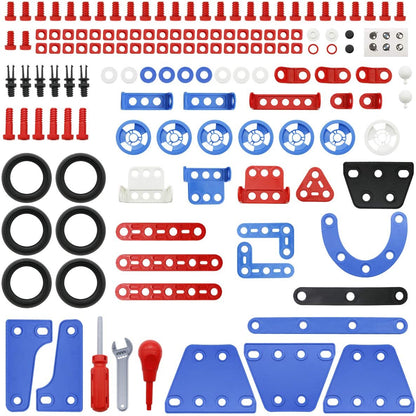 Juguetes de ingeniería 6 en 1.  142 piezas