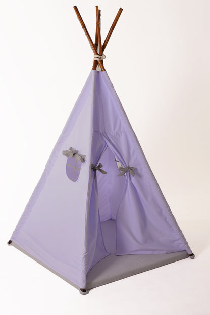 Teepee morado/gris