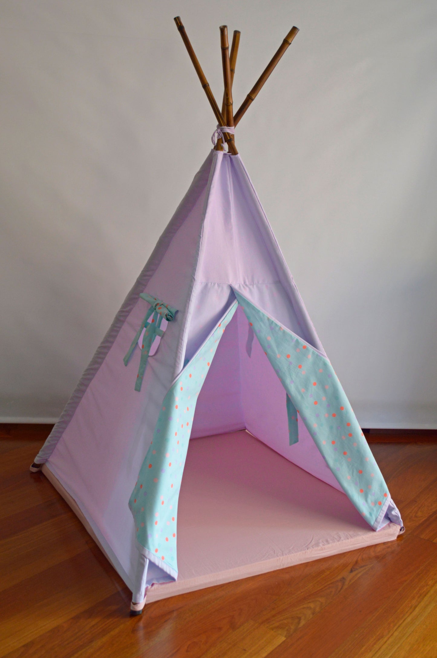 Teepee lila/ puntos