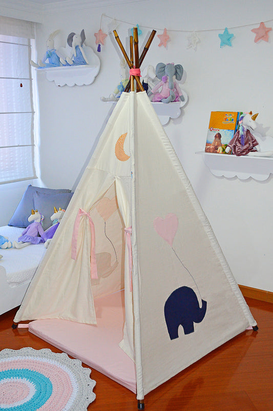 teepee elefante/luna