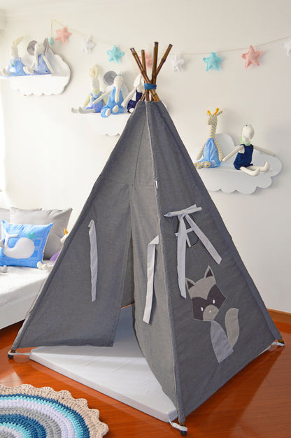 Teepee gris mapache