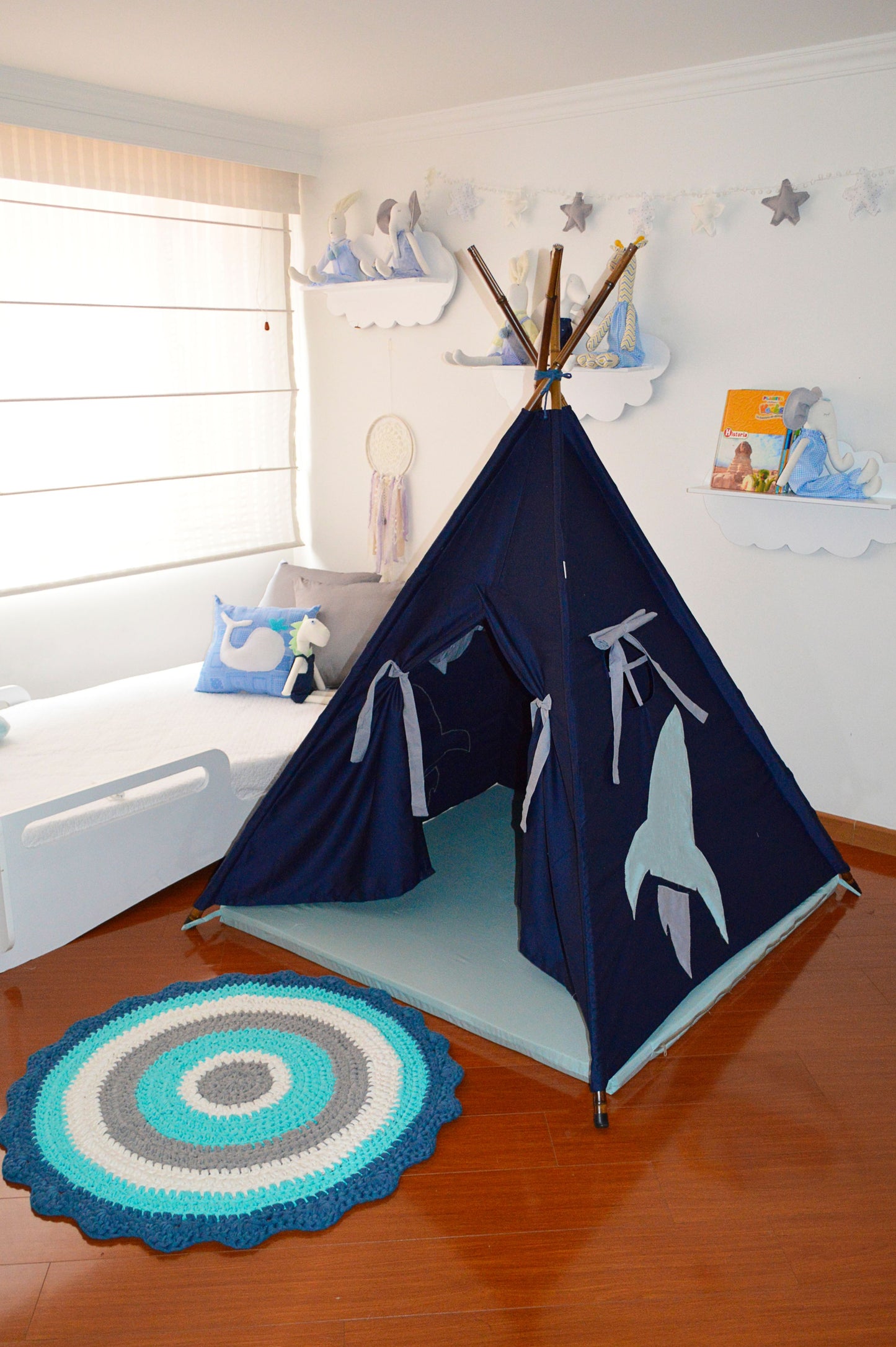 Teepee Azul chohete