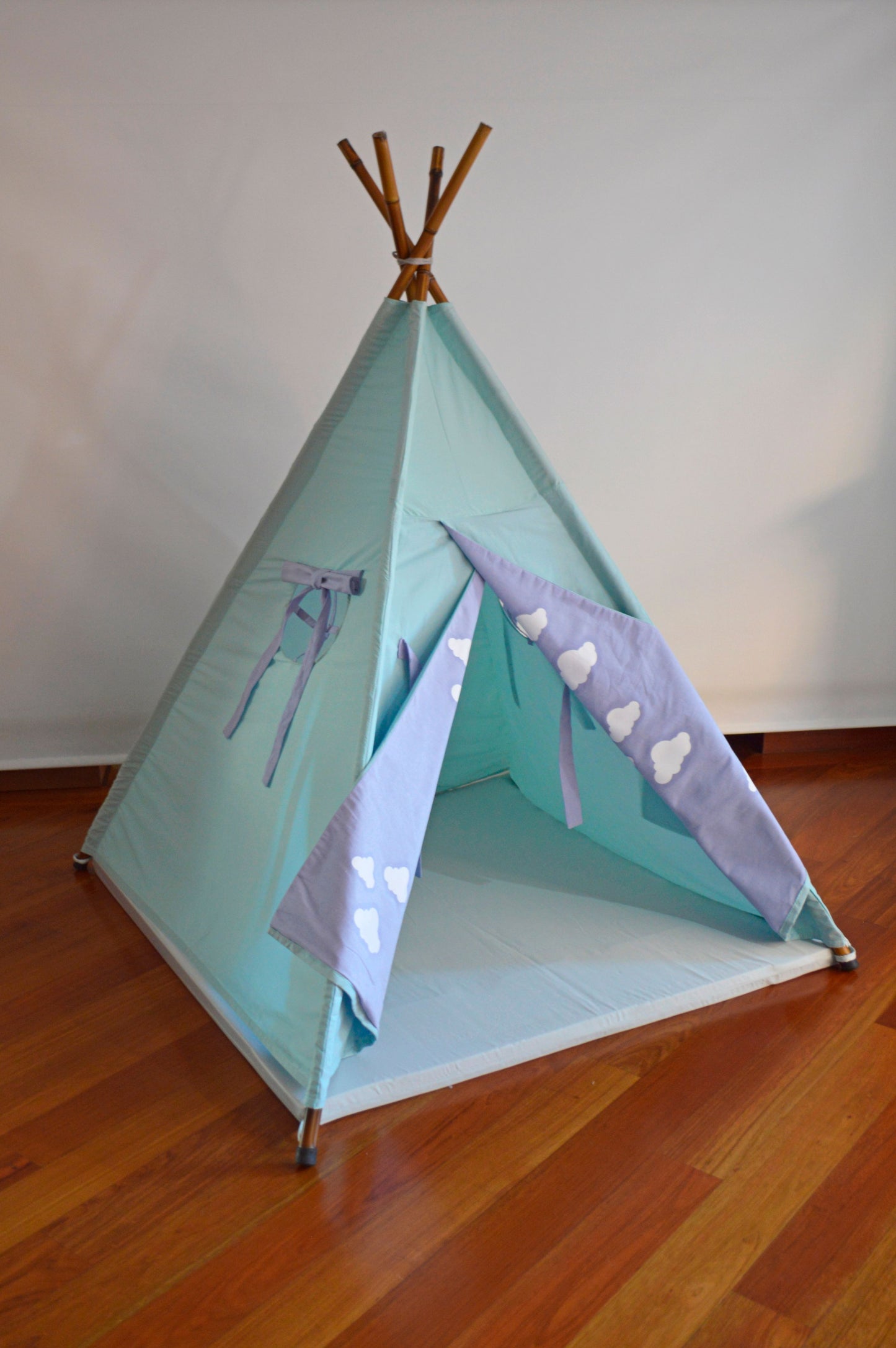 Teepee verdementa/lila nubes