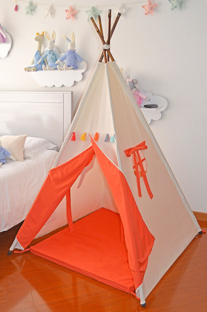 Teepee Crudo/ naranja