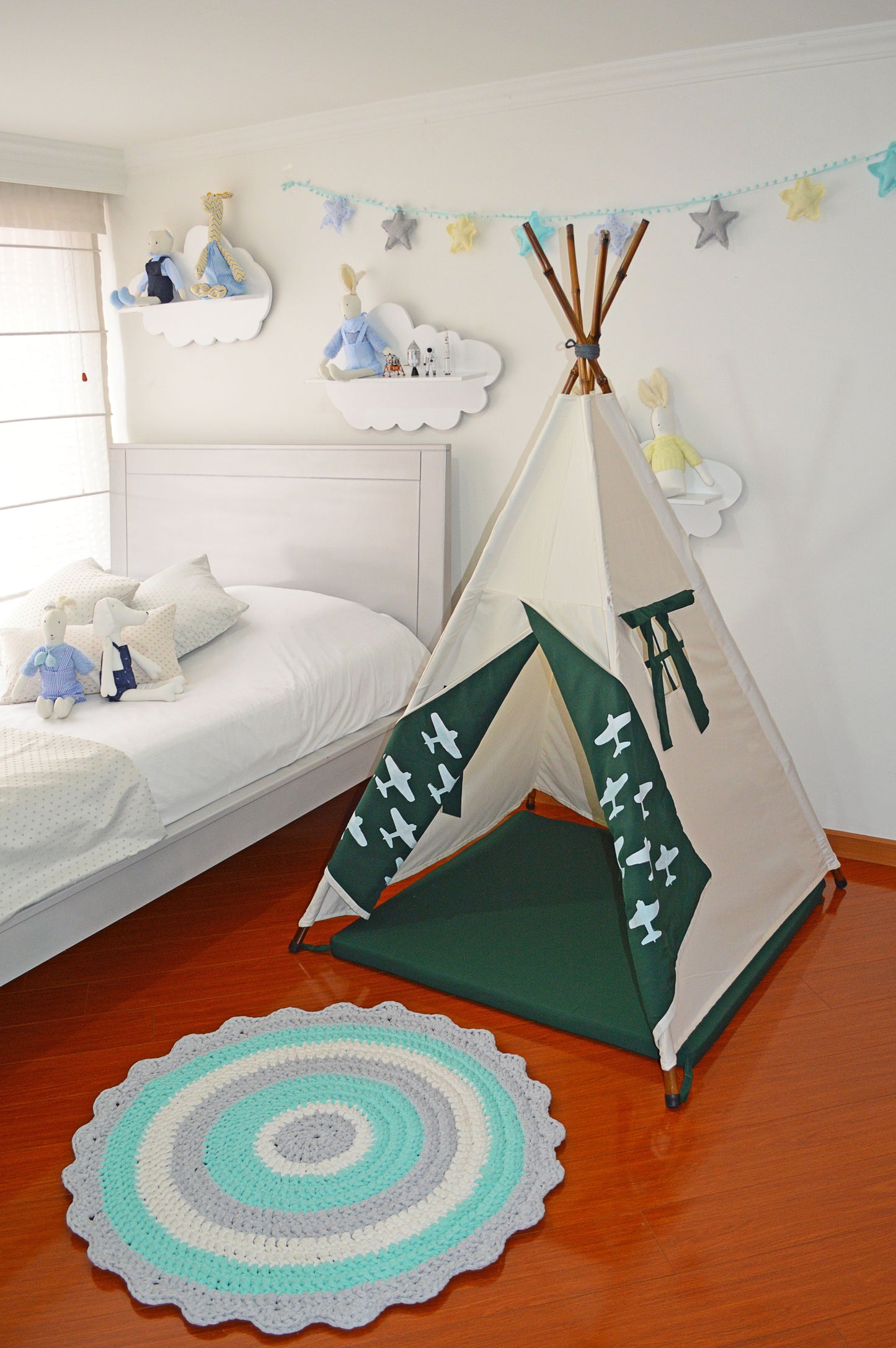 Teepee Crudo/ verde aviones