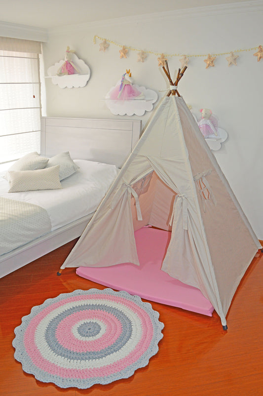 Teepee beige/rosa