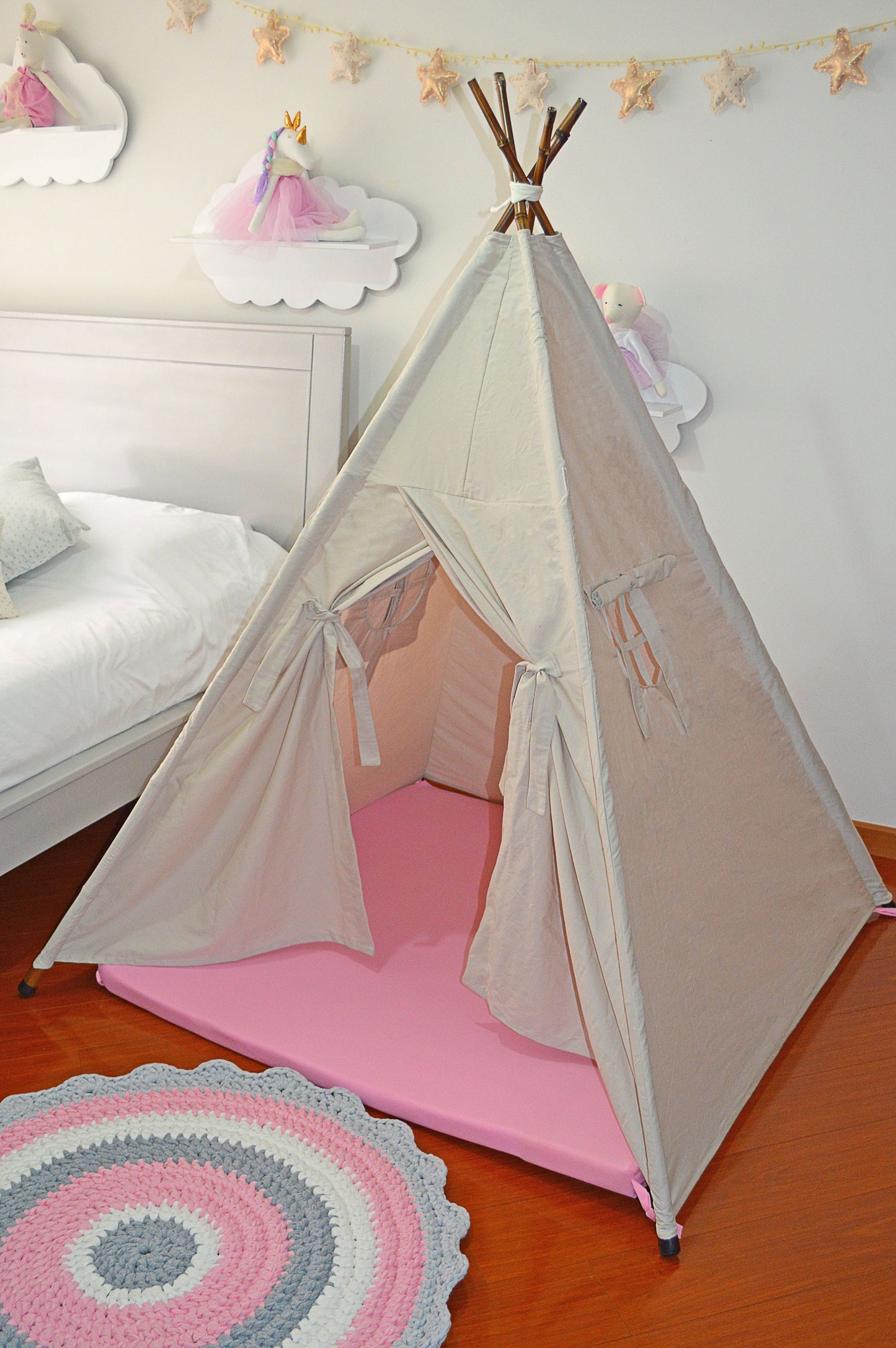 Teepee beige/rosa