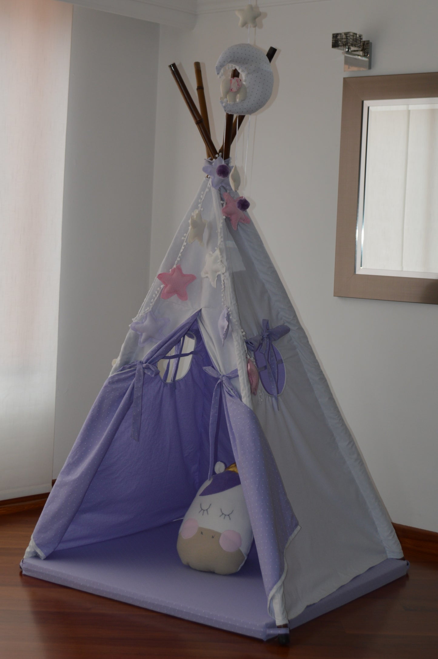 Teepee Blanco/morado